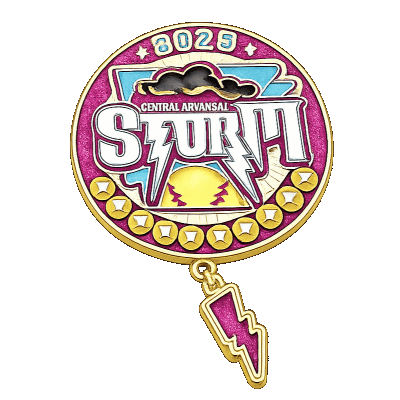 custom trading pin with dangler attachment design