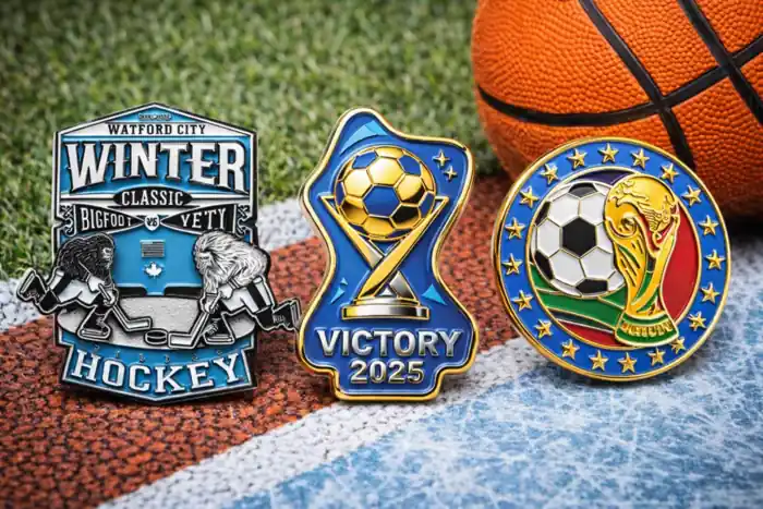 custom trading pins for all sports teams and events